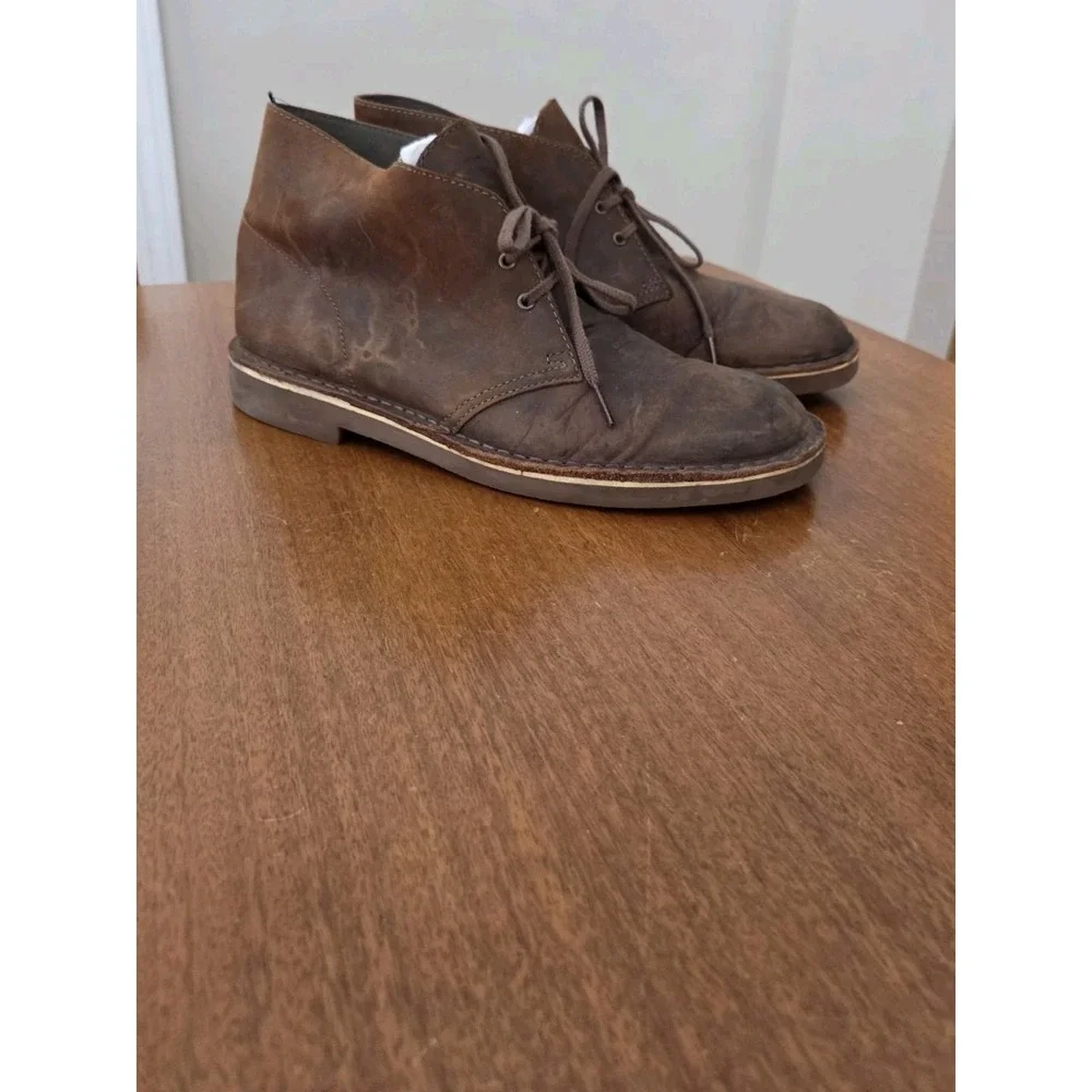Clarks Bushacre Leather Chikka Boots‎ Mens 10m Brown